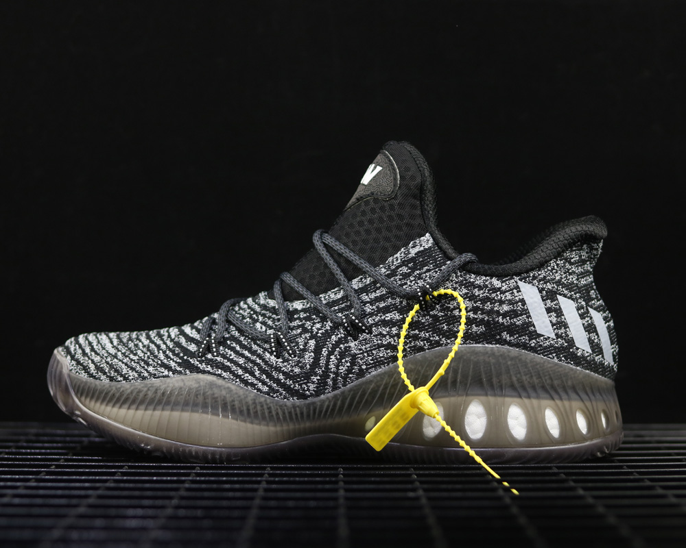 rajabarbar adidas Crazy Explosive Low Black/White/Grey For Sale